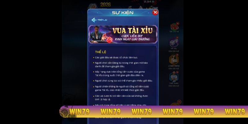 Vua Tài Xỉu - Khuyến mãi Win79 cực đỉnh